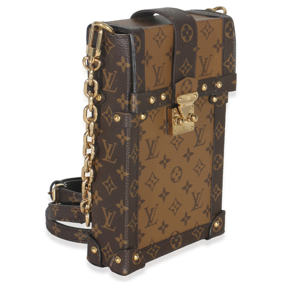 Louis Vuitton Monogram Reverse Canvas Vertical Trunk Pochette - Picture 3 of 8